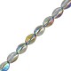 Czech Pinch beads 5x3mm Crystal vitrail 00030/28101